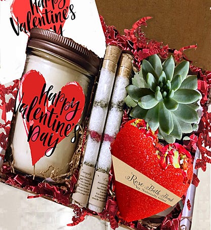 Valentine Heart Bath Bomb Gift Box